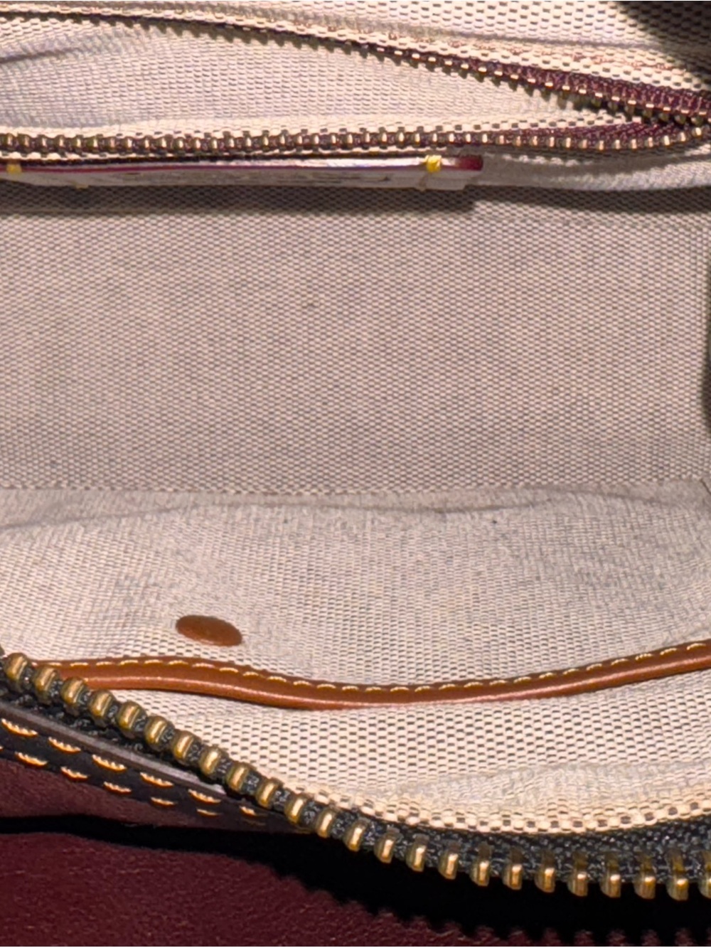 COACH x Keith Haring Gray Leather Satchel with Pink-Green Sequin Heart - Picture 6 of 9
